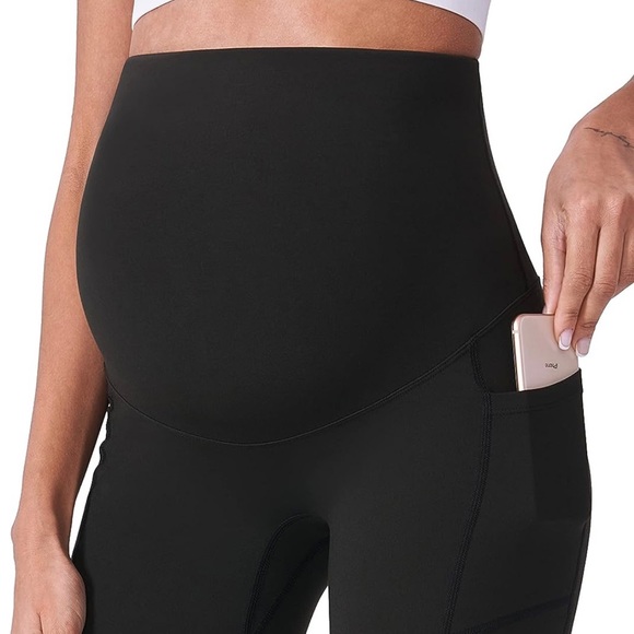 Maternity Workout Pants LOT - 3 pairs! Biker shorts and leggings. - Picture 2 of 10